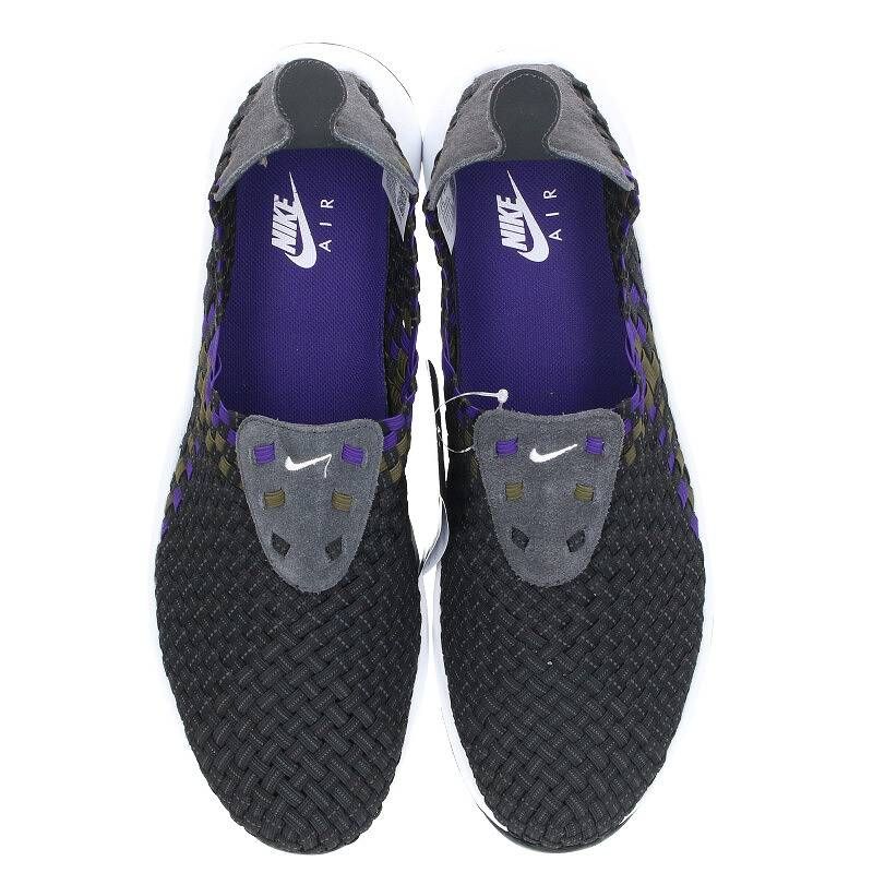 ナイキ AIR WOVEN BLACK/PURPLE DN1773-010 エアウーブン ブラック