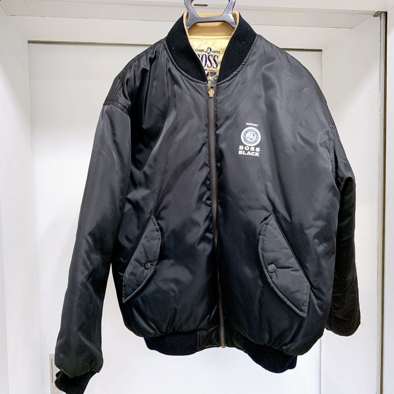 BOSS リバーシブルMA-1ボスジャン非売品 SUNTORY 非売品☆リバーシブル