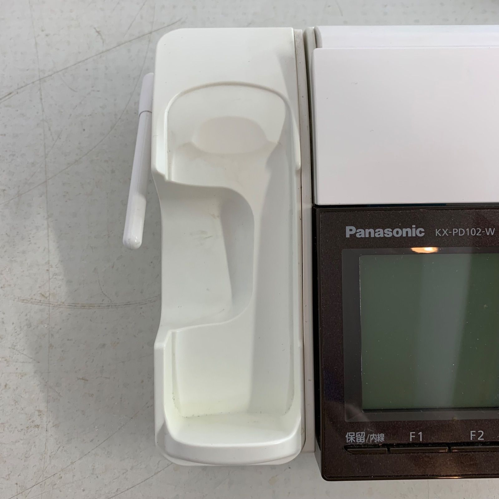 パナソニック FAX付き電話機 おたっくす KX-PD102-W - メルカリ