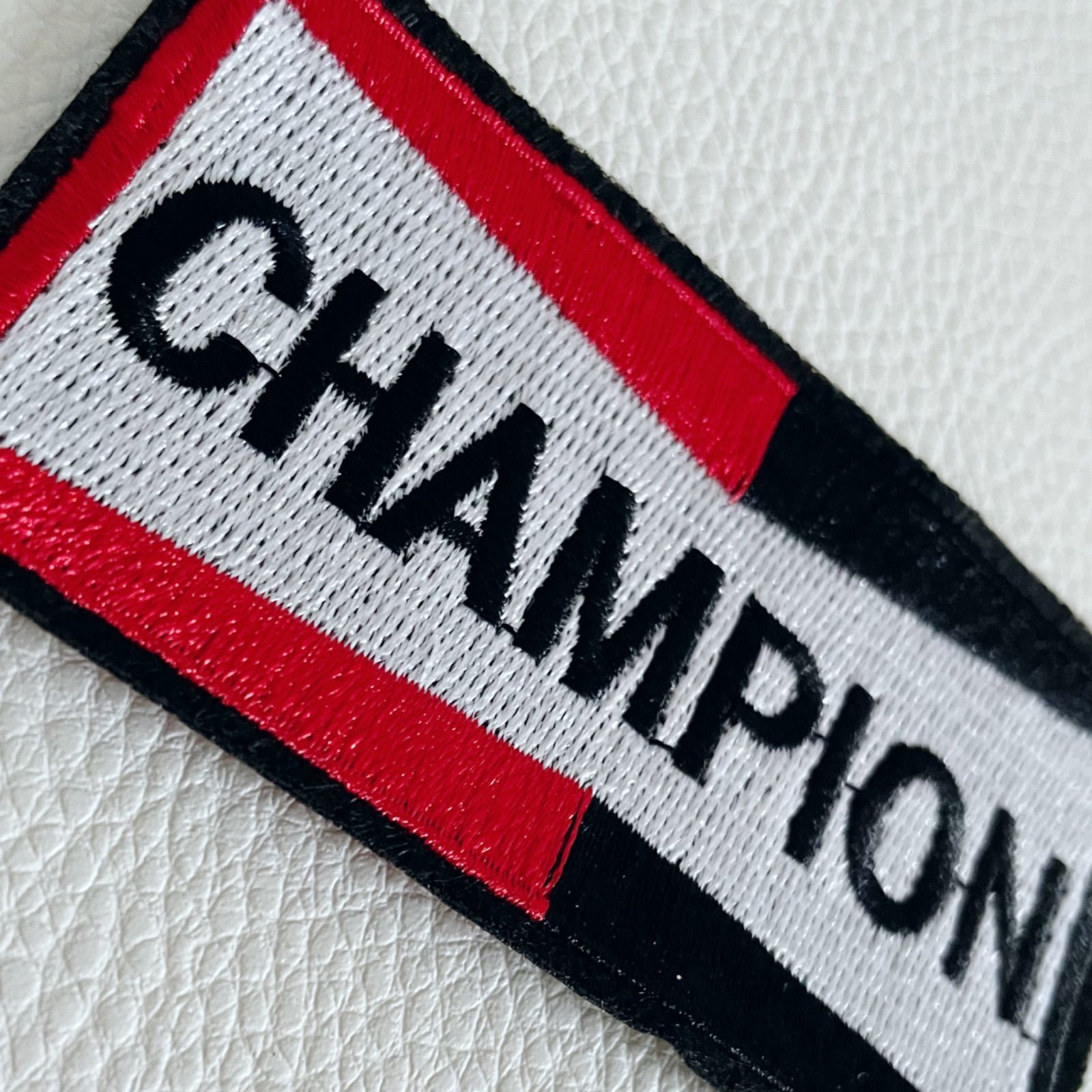 アイロンワッペン◇チャンピオン◇プラグ◇CHAMPION◇アメカジ