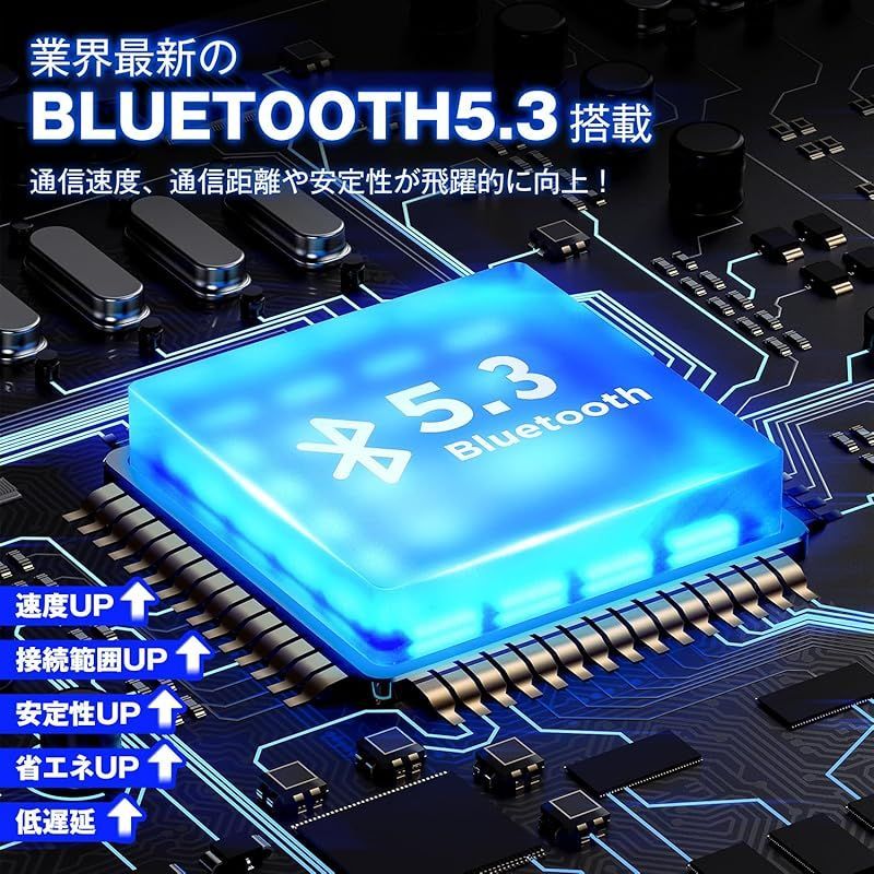 Vaculim 連れ回し バイクインカム Bluetooth 5.3 液晶表示 バイク用 