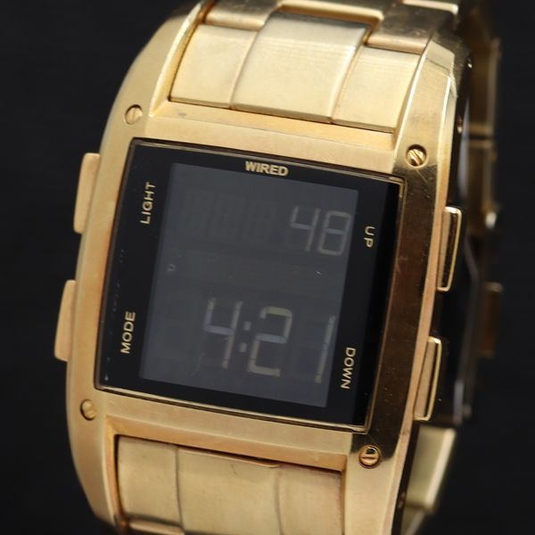ワイアード WIRED 腕時計 W570 メンズ 黒
