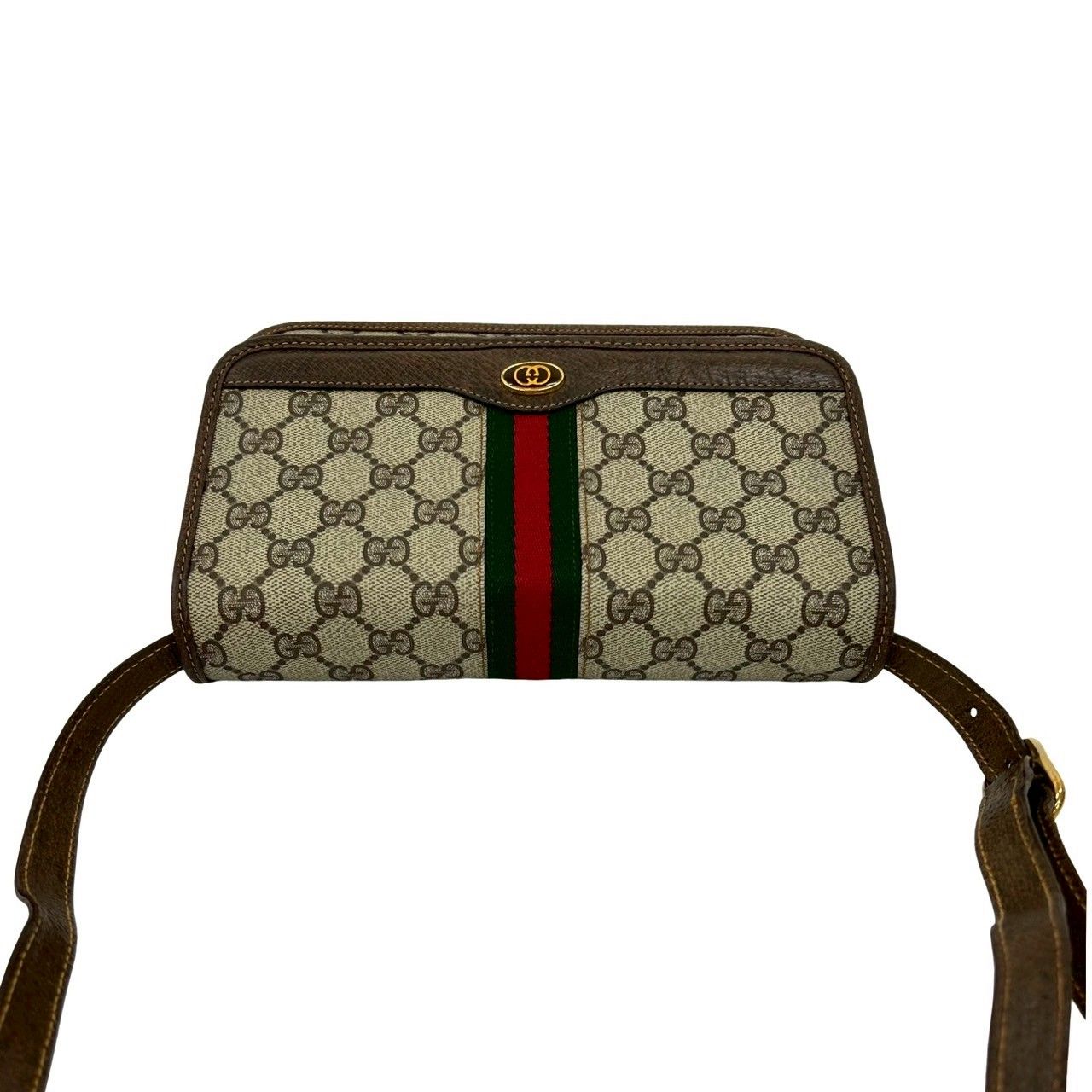 極 美品 GUCCI グッチ オールドグッチ ヴィンテージ シェリーライン GG  