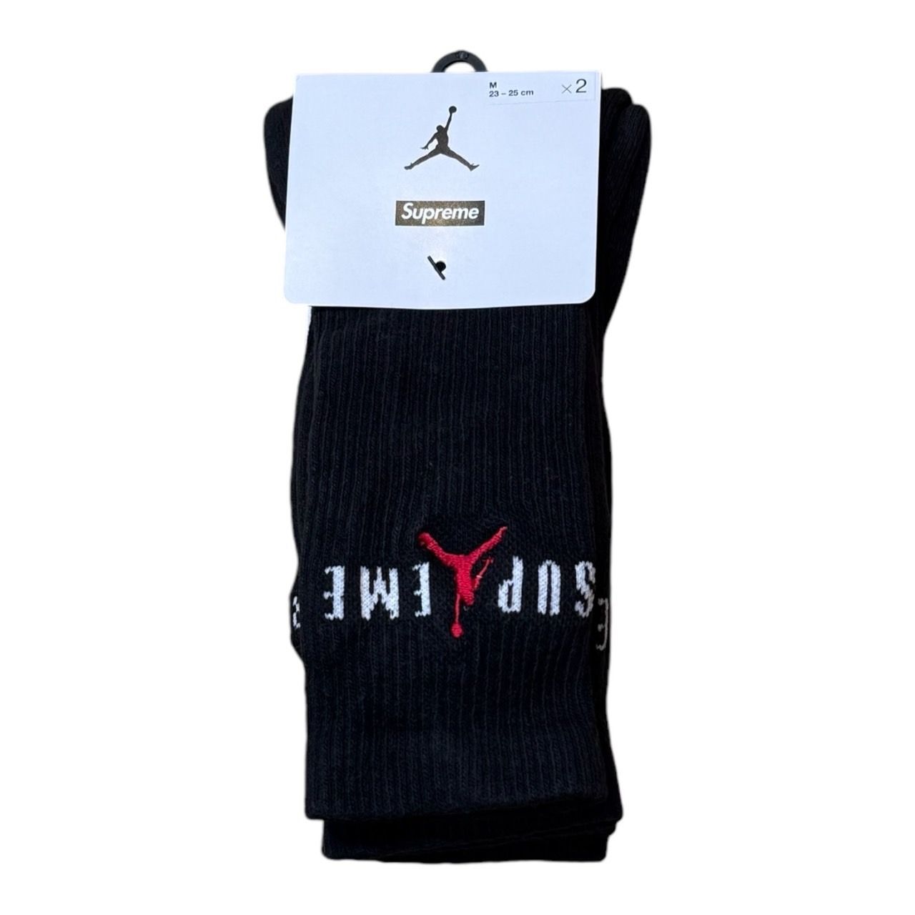 Supreme® / Jordan® Crew Socks (2 Pack) Black – Urban Street Wear