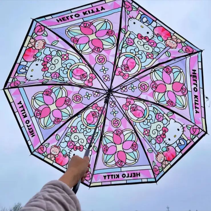 キティちゃんkittyちゃんビニール傘／ジャンプ傘大人サイズサンリオ