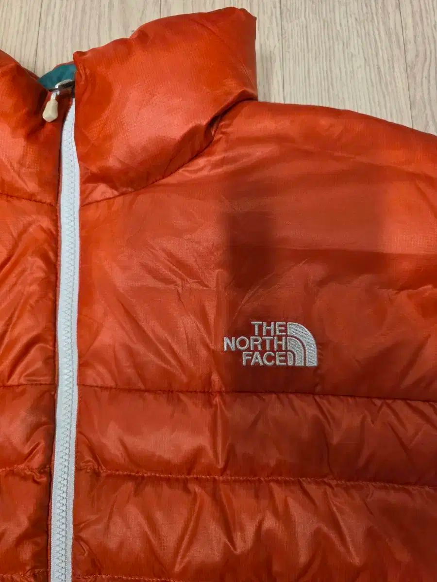 THE NORTH FACE ザノースフェイス オレンジ ダウンジャケット ベスト XXL 2XL 110
