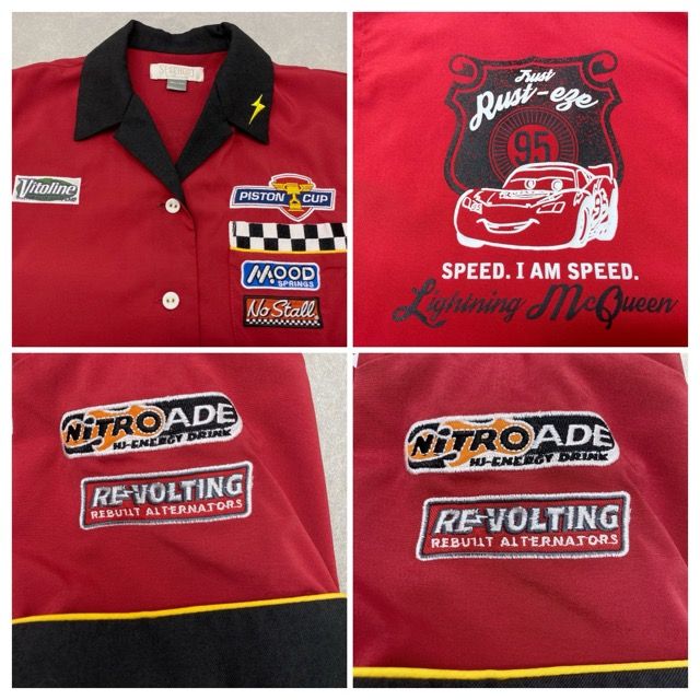 SecretHoney（シークレットハニー）Disney PIXAR ボーリングシャツ  