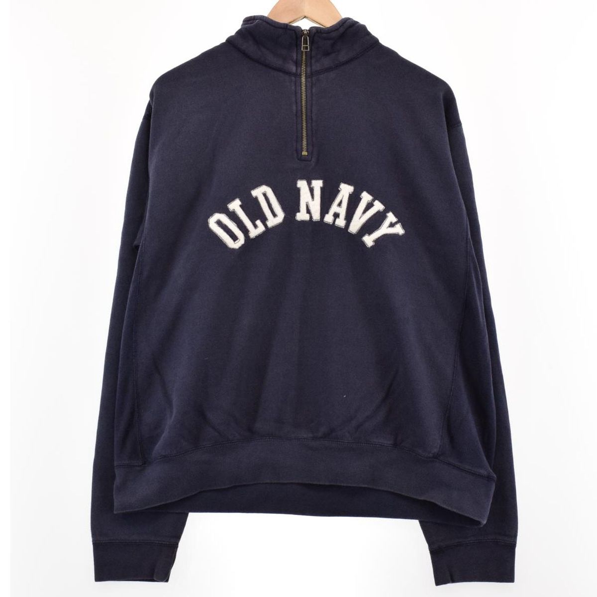 古着 90年代 オールドネイビー OLD NAVY ハーフジップスウェットシャツ 