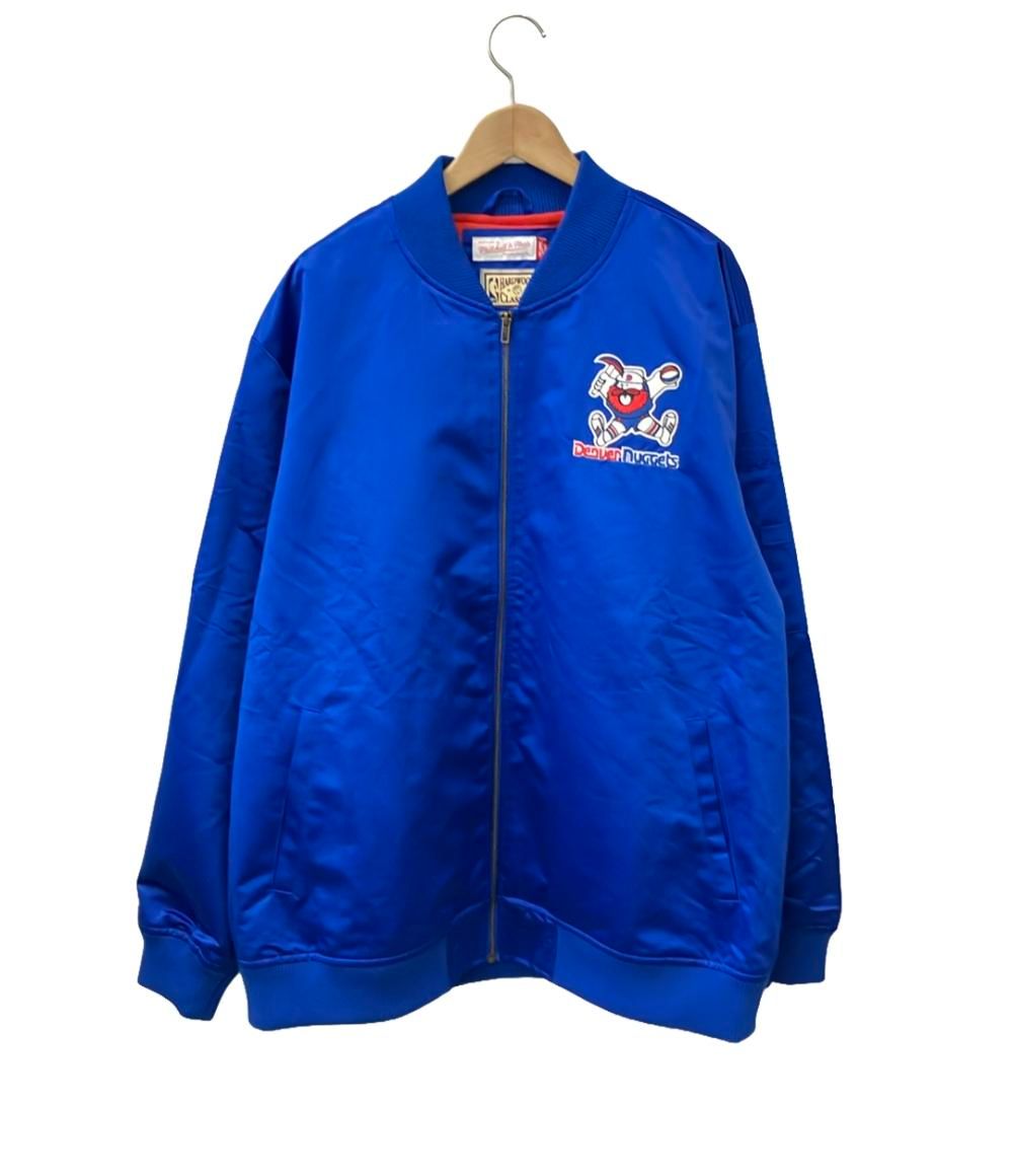 美品 ミッチェルu0026ネス サテン ボンバージャケット メンズ SIZE 2XL Mitchell u0026 Ness