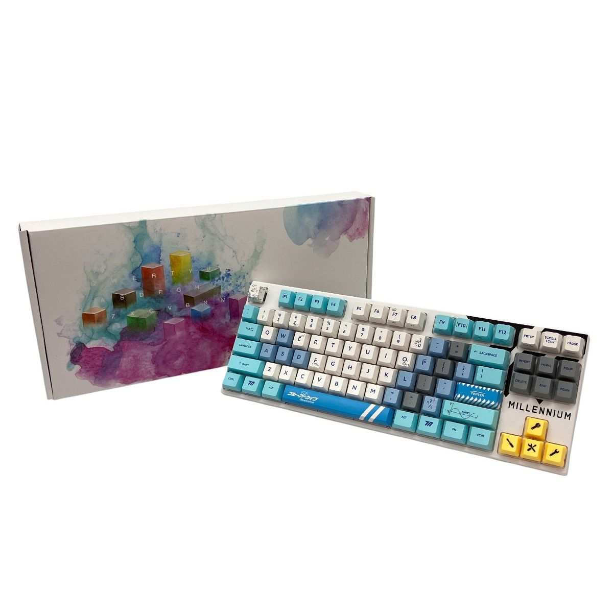 Varmilo VEM87 ふもコレ×ブルーアーカイブ ゲーミングキーボード 英語配列 PC周辺機器 C9983652
