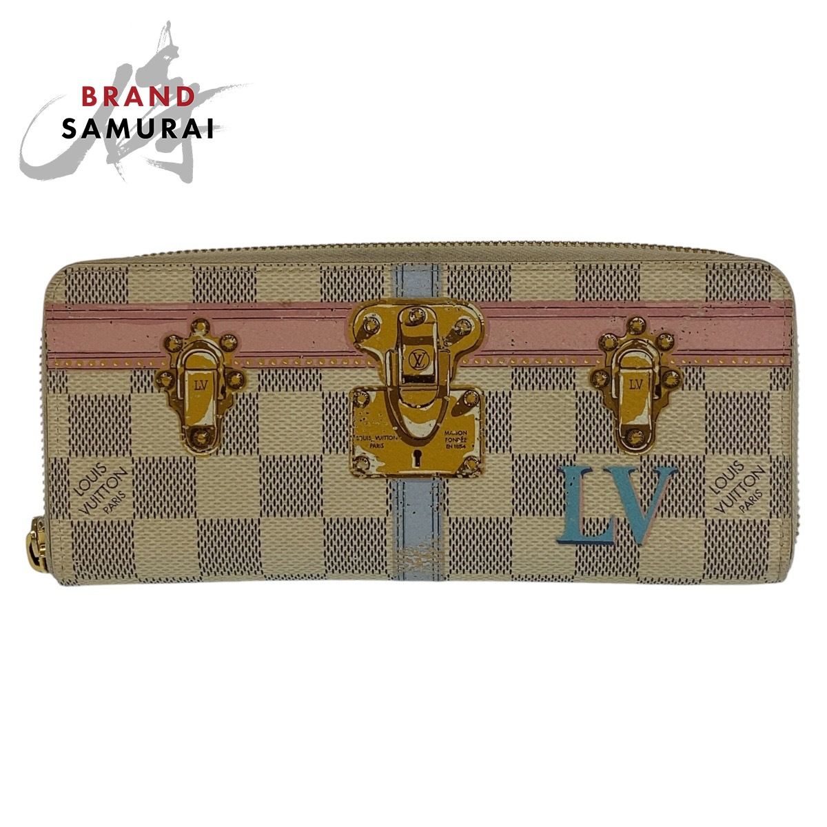 LOUIS VUITTON ルイヴィトン ダミエ アズ―ル サマートランクコレクション ポルトフォイユ クレマンス 長財布 レディース  408142【中古】 - メルカリ