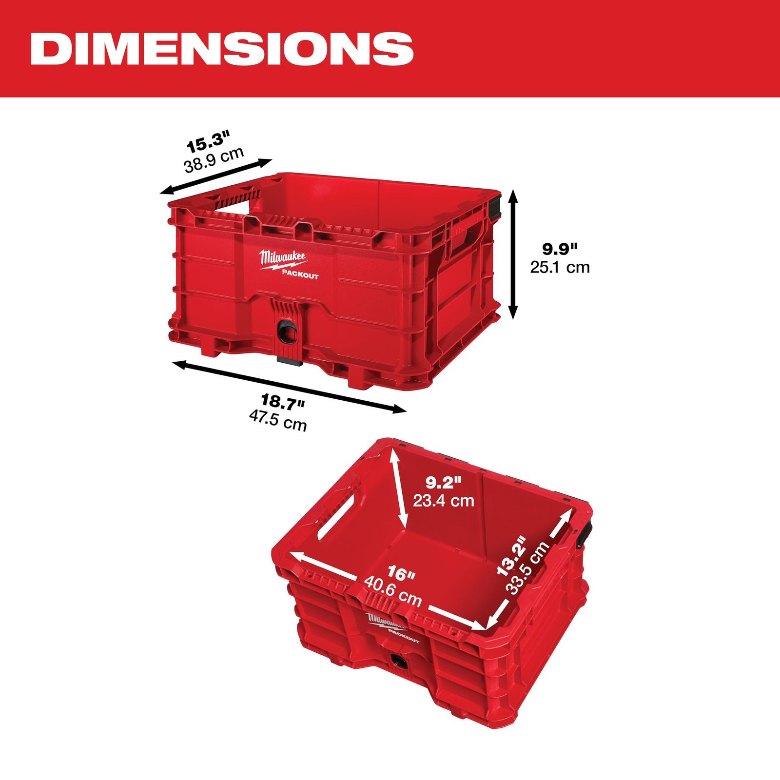 Milwaukee 48-22-8440 Packout Crate