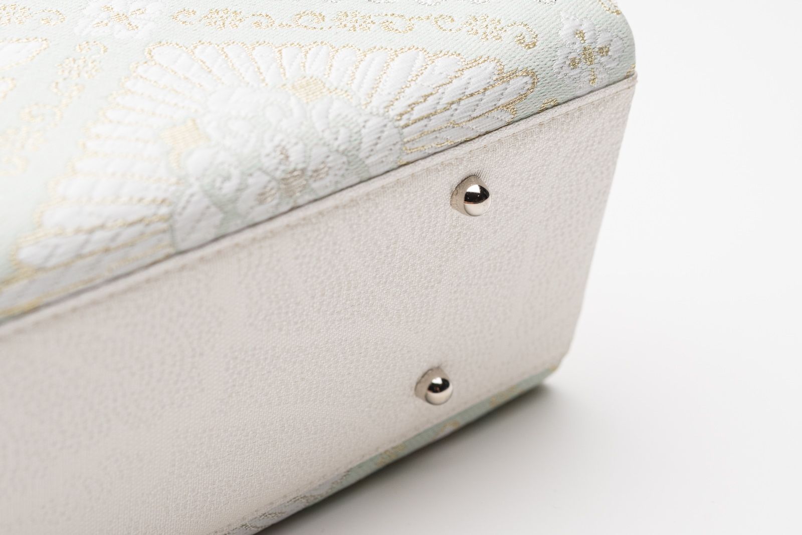 利休バッグ 白梅 ミントグリーン 菱華紋 - メルカリ