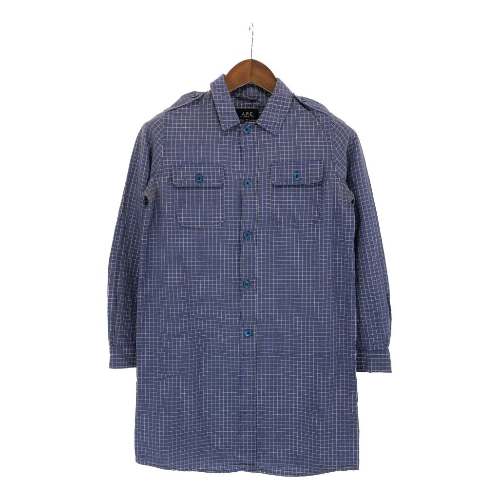 90年代 A.P.C. アーペーセー 長袖シャツ ヨーロッパ古着 90年代 A.P.C. アーペーセー 長袖シャツ ヨーロッパ古着