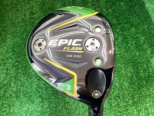 Callaway★EPIC FLASH★キャロウェイ★３点式★良品★プロモデル Callaway Epic Flash 15° 3 Fairway Wood Regular Evenflow