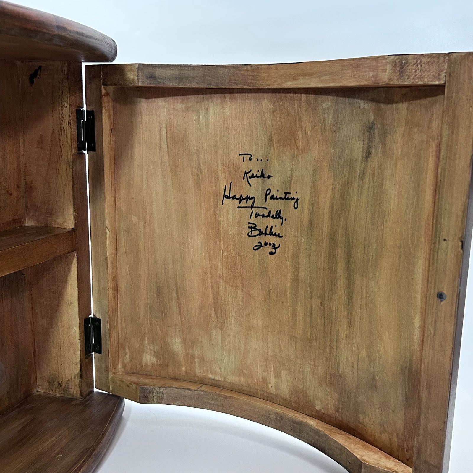 夢を叶える トールペイント ラック Bobbie⁻Takashima Frog カエル 扉付き収納棚 ハロウィン