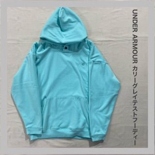 UNDER ARMOUR アンダーアーマー カリーグレイテストフーディー CURRY カリー パーカー フーディー 裏起毛 派手 エメラルドグリーン ストリートコーデ スポーツ バスケットボール バスケ 秋物 冬物 メンズ 4XL