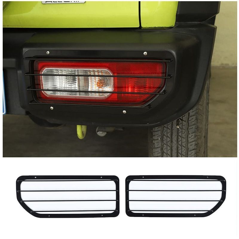 スズキ ジムニー シエラ テール カバー プロテクター JB74 49 ジムニーシエラ JB74W テールランプ プロテクター ブラック カバー