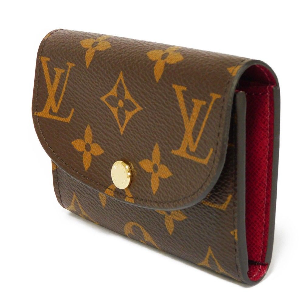 LOUIS VUITTON ポルトモネ ロザリ フューシャ LOUIS VUITTON ルイ・ヴィトン ポルトモネ・ロザリ モノグラム