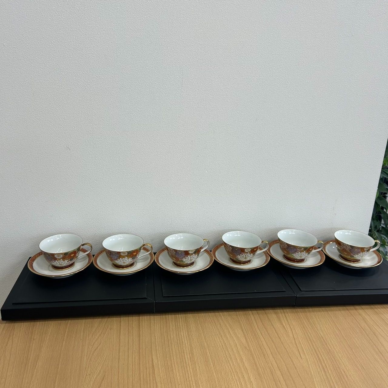 九谷焼 九谷祥隆 花詰 カップ ソーサー 6客 セット KGID - メルカリ
