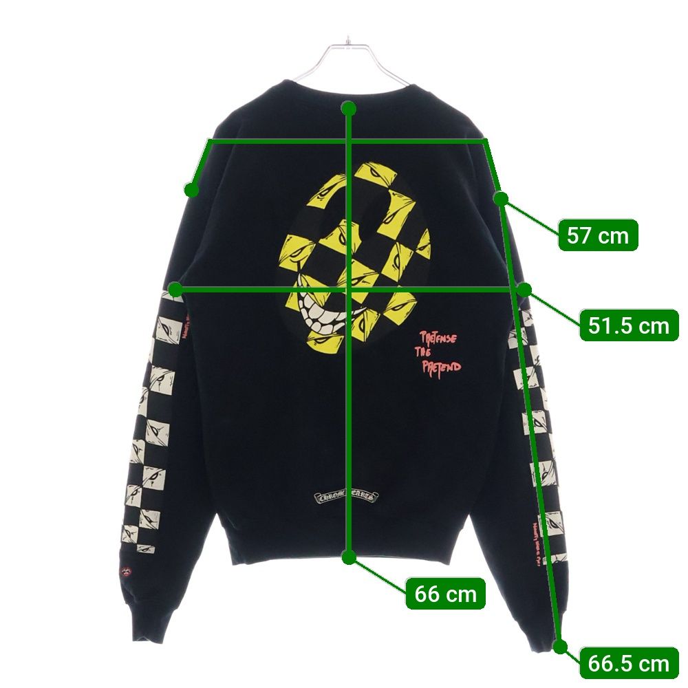 クロムハーツ MATTY BOY 99EYES CHOMPER フーディー L CHROME HEARTS × MATTY BOY 99 Eyes Chomper Pullover Hoodie
