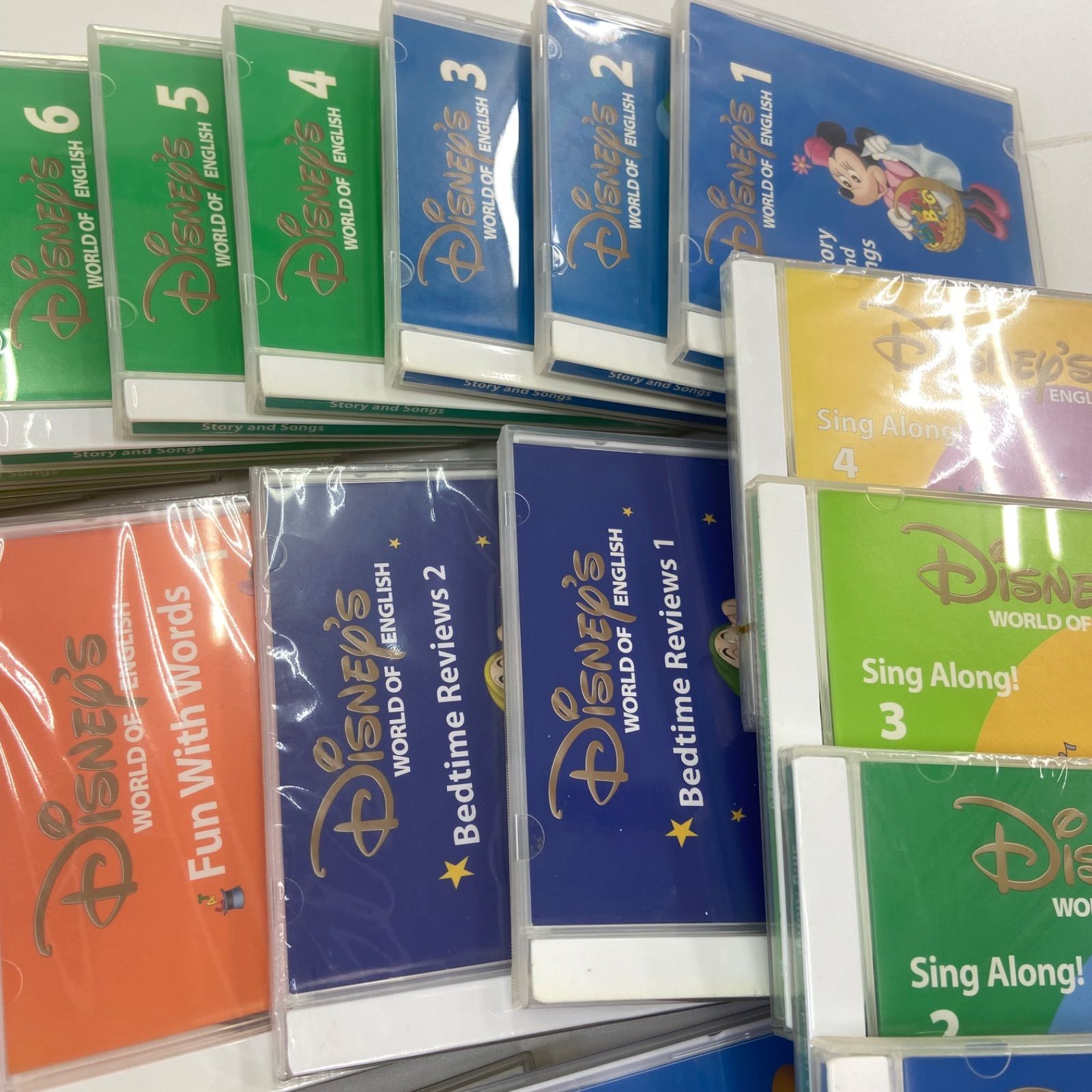 DWE WORLD OF ENGLISH CDセット 美品 未開封あり】ディズニーワールドオブイングリッシュ Disney
