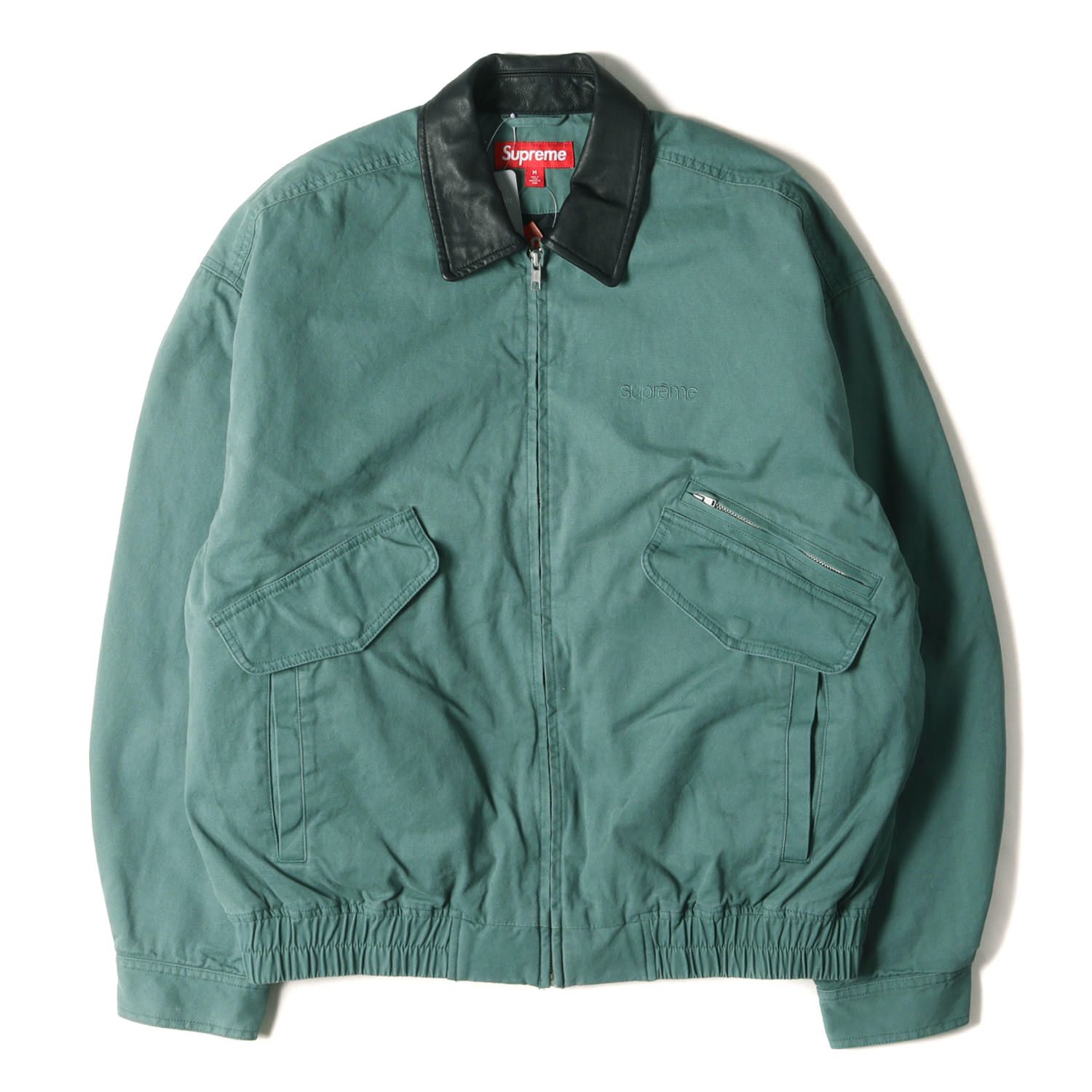 Supreme シュプリーム ジャケット サイズ:M 23AW 襟レザー 裏地