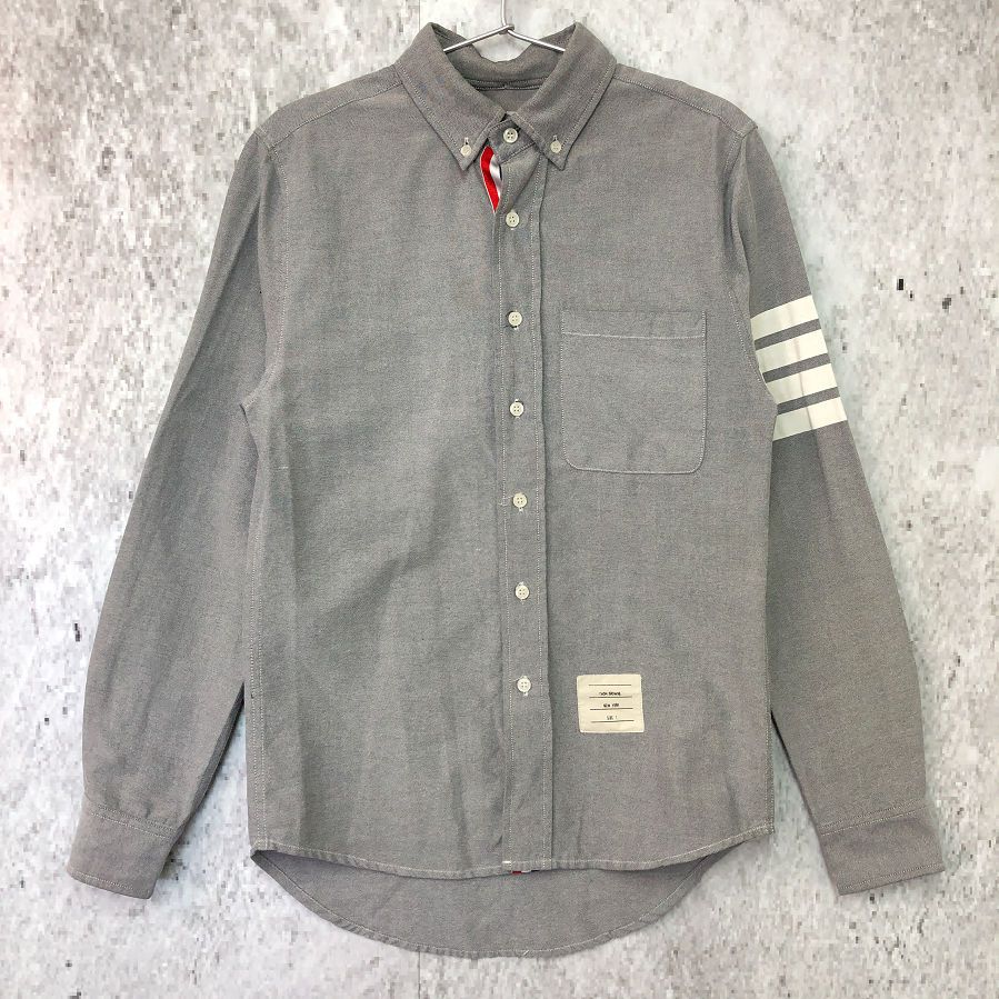 THOM BROWNE トムブラウン ウールタイ ライトグレー 三越伊勢丹 | THOM BROWNE/トムブラウン_men 通販 | グレー平織