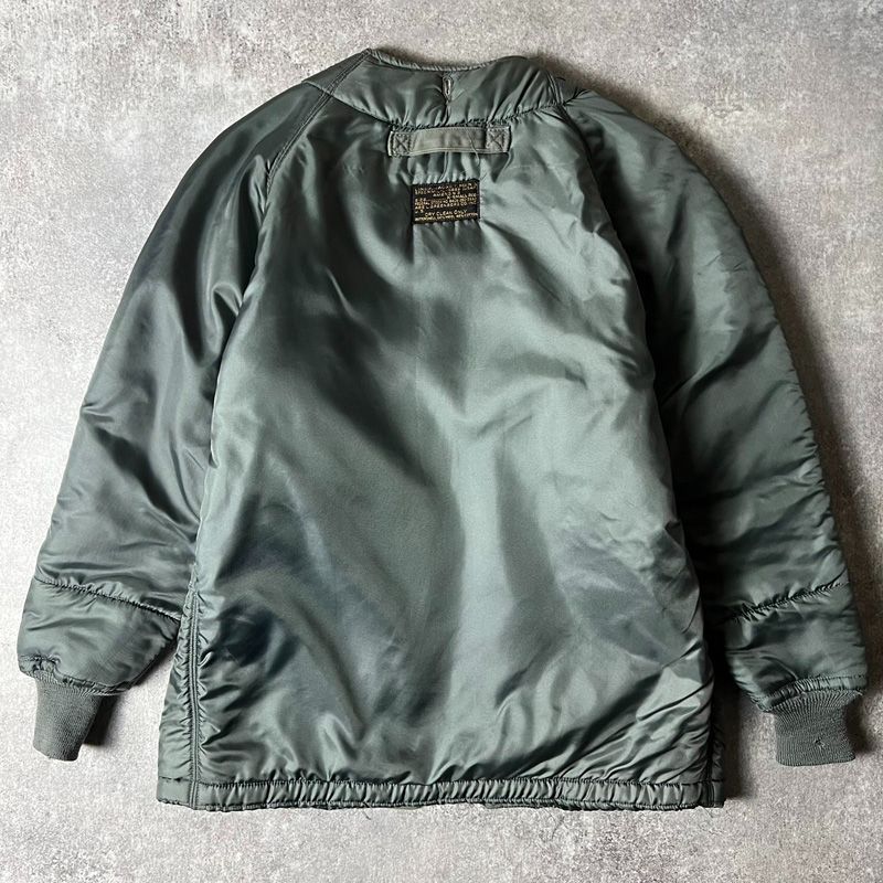 50s 黒タグ USAF 米軍実物 ウール パイル ライナー ジャケット XS-R 