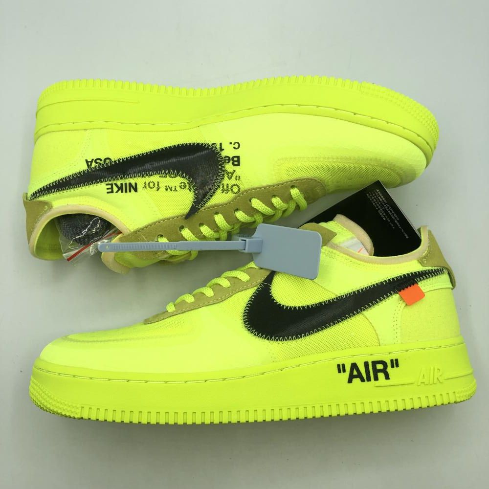 中古】NIKE × Off-White AIR FORCE 1 LOW Volt サイズ28cm AO4606-700 