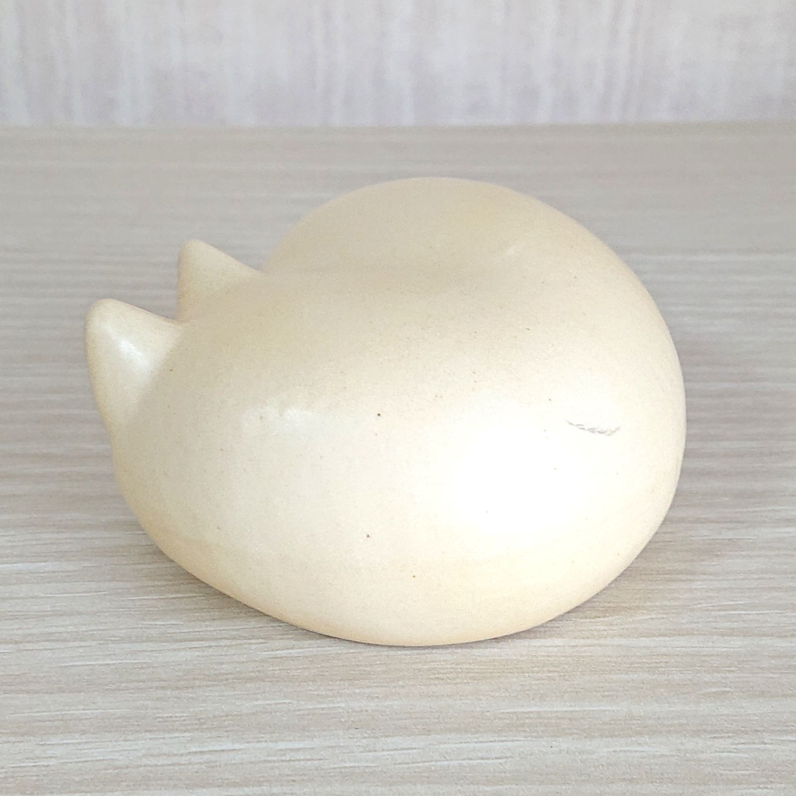 リサラーソン 雪の中のフォックス 小 ホワイト スカンセン Lisa Larson