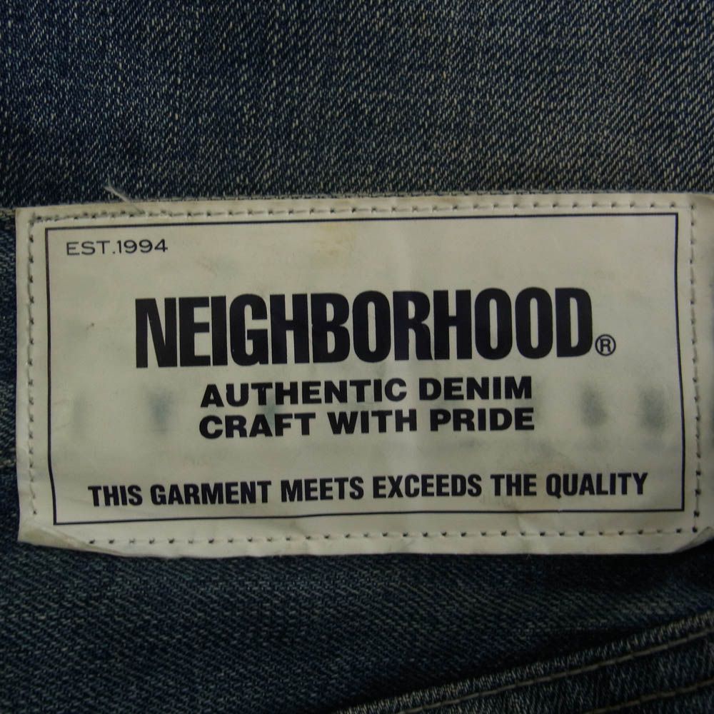 NEIGHBORHOOD ネイバーフッド 191XBNH-PTM10 WASHED DP BASIC
