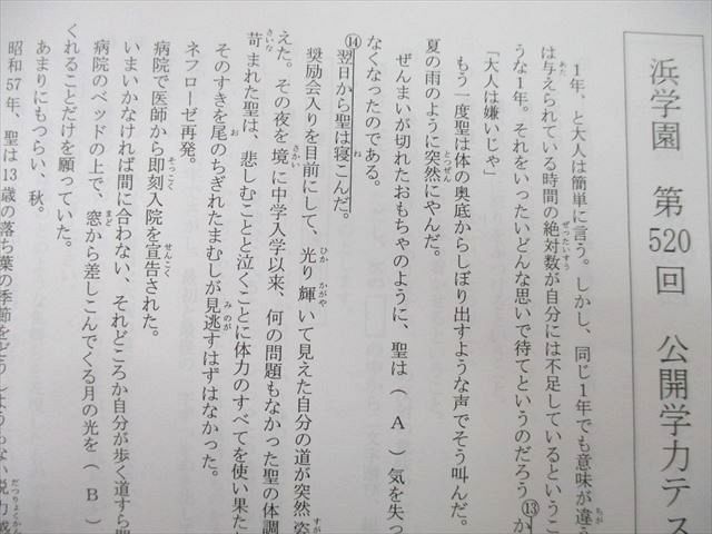 TZ25-036 浜学園 小5 第515〜526回 公開学力テスト/記述力錬成テスト 