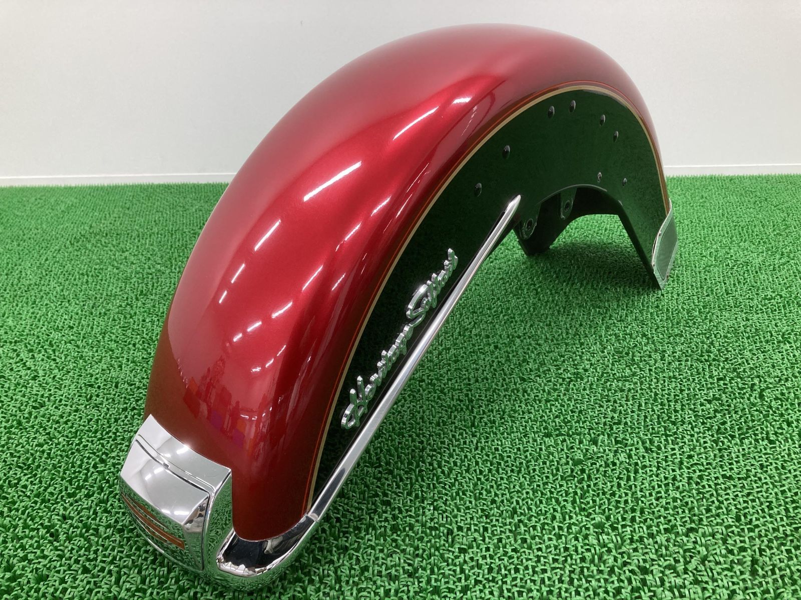 FLSTC1340 フロントフェンダー 赤/黒M ハーレー 純正 中古