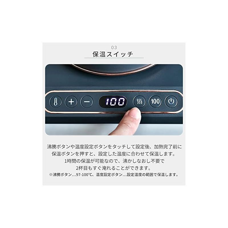 細口ケトル グレー