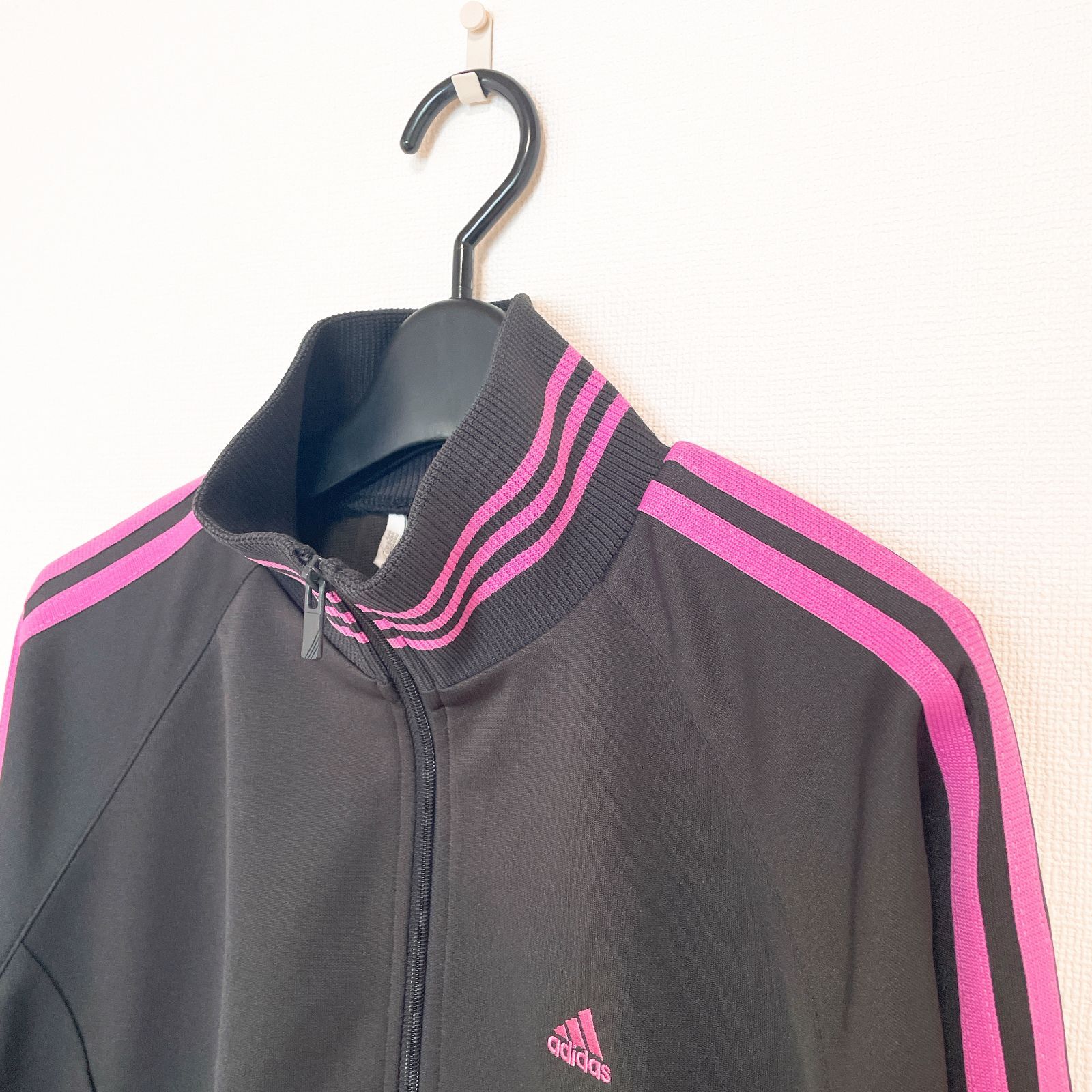 アディダス 3本線 トラックジャージ ジャージ ライトパープル AG