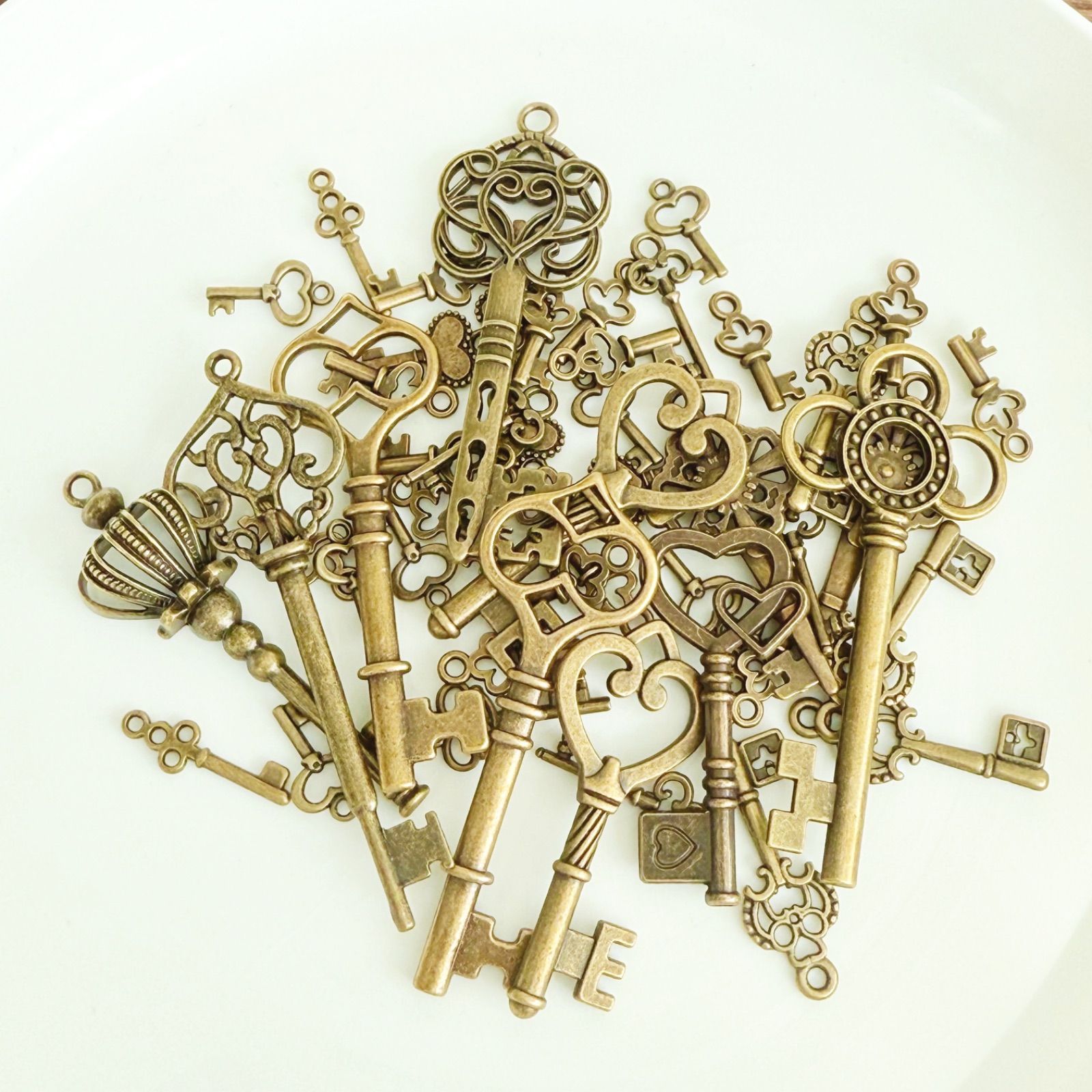 USAアンティークキー　アソート50本 U.S.A. antique KEYS 2pcs アメリカアンティークキー