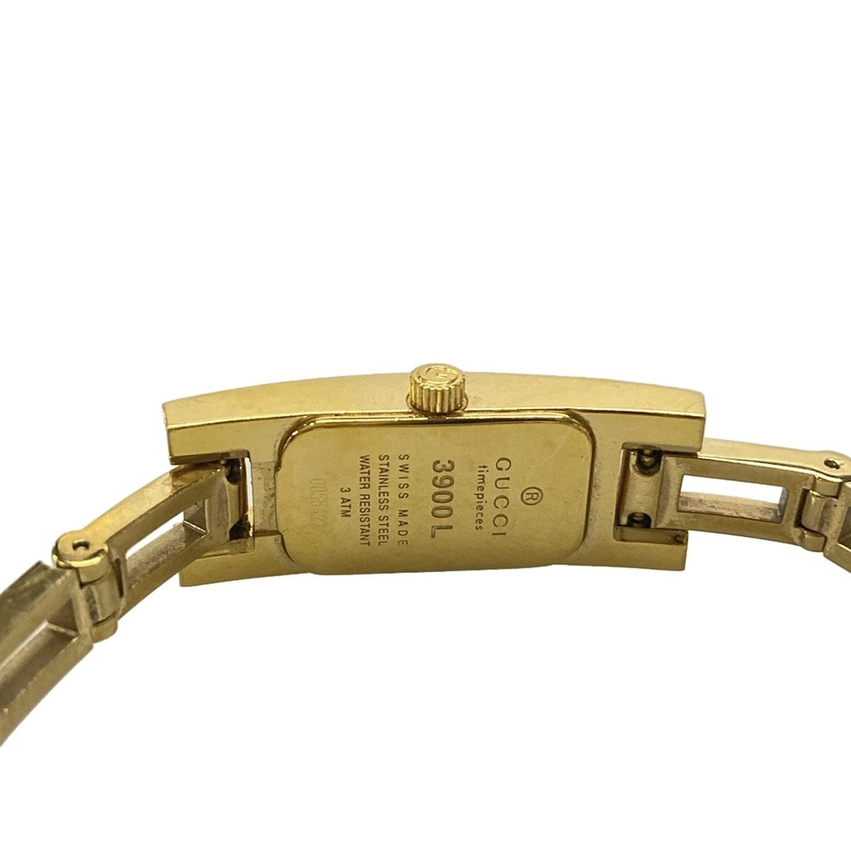 【稼働品】GUCCI グッチ 腕時計 3900L 腕周り約17cm 調整可 GUCCI グッチ 3900L 腕時計 ステンレススチール/SS レディース