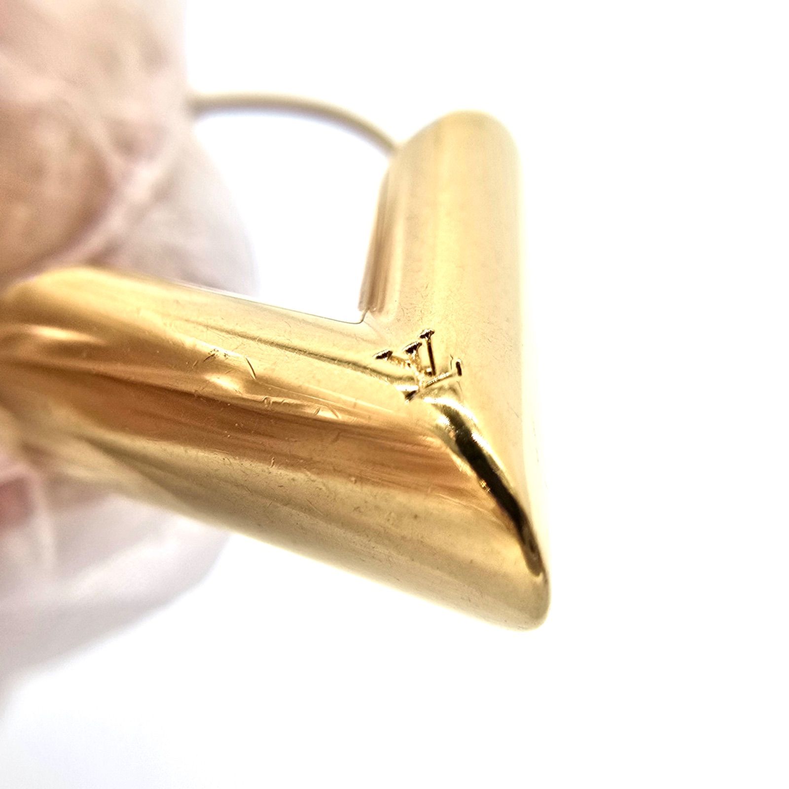 【鑑定済・美品】ルイヴィトン フープピアス エセンシャルV M61088 片耳 vuitton-m61088.jpg