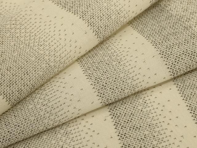 平和屋着物＊夏物 本場大島紬 白大島 夏大島 縞 正絹 逸品 AABC6886jd