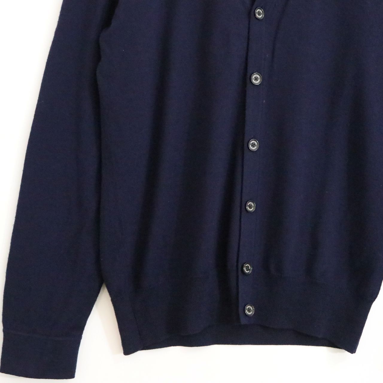 RUDE GALLERY ブラック カーディガン サイズ5 中古 中古B】BLACK LABEL CRESTBRIDGE ブラックレーベルクレスト