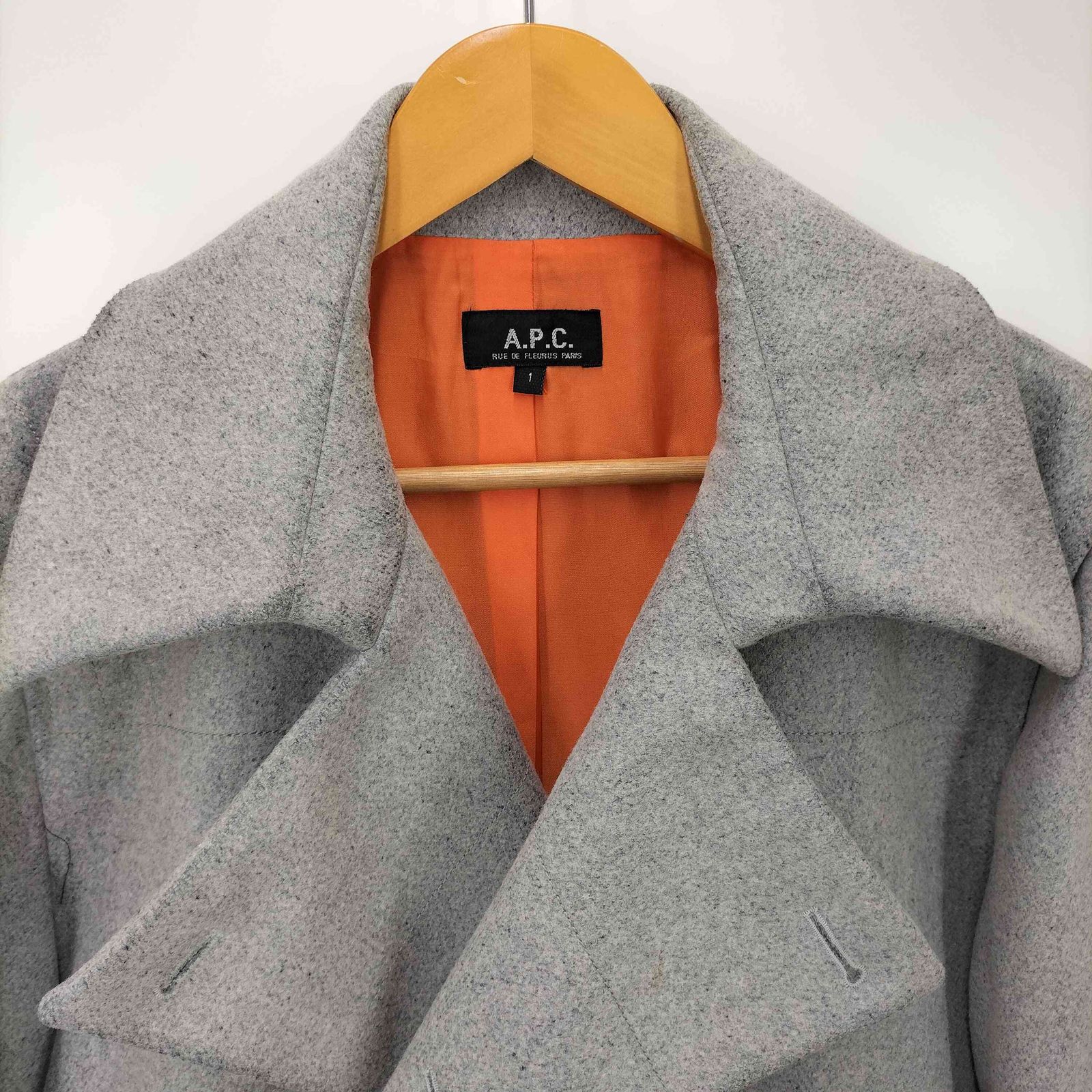 A.P.C. アーペーセー　ウールPコート アーペーセー A.P.C. ピーコート Pコート ジャケット ベージュ系