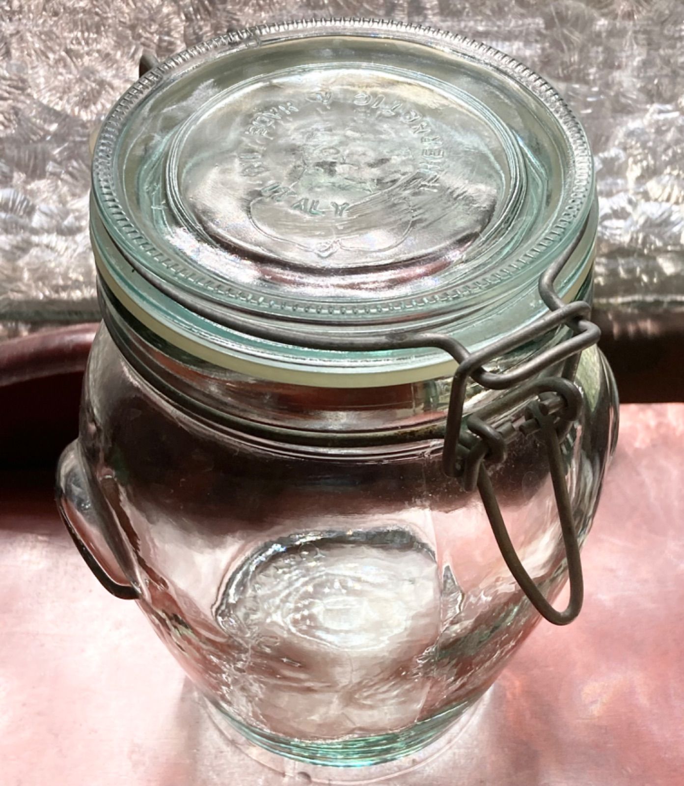 アンティーク ガラス 瓶 保管容器 『5年保証』 - 保存容器・ケース