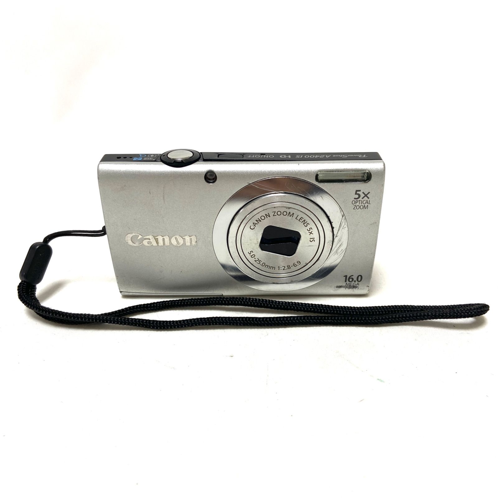 Canon PowerShot A2400 IS ジャンク シルバー コンパクト