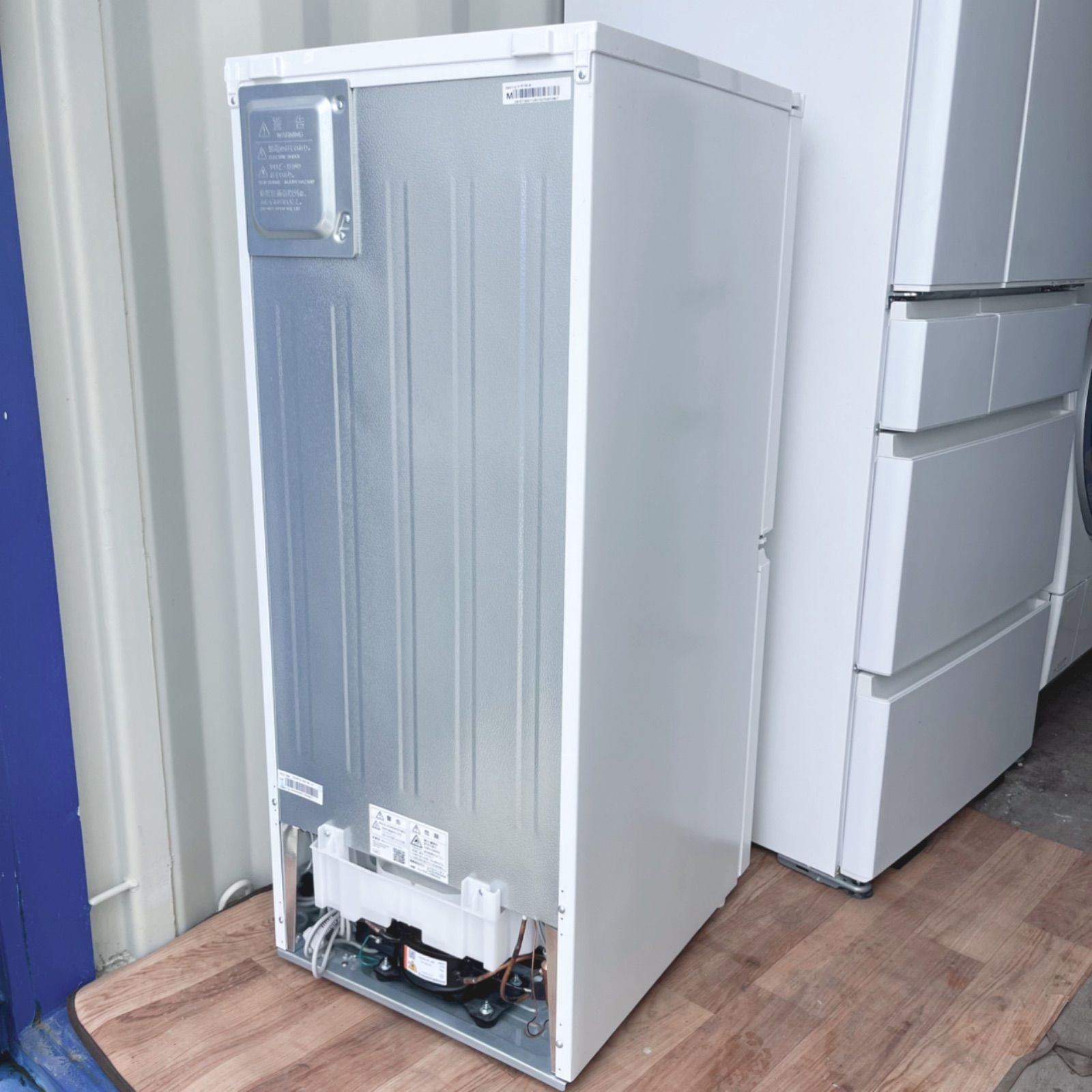 取付無料！SHARPマットホワイトおしゃれインテリア大きめ冷蔵庫！洗濯