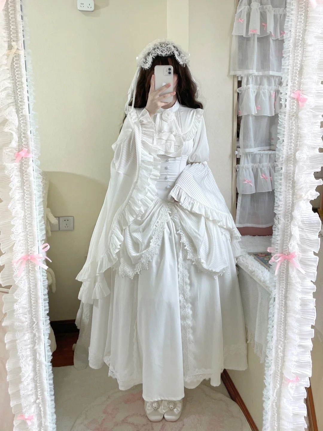 ボリューム ロングスカート