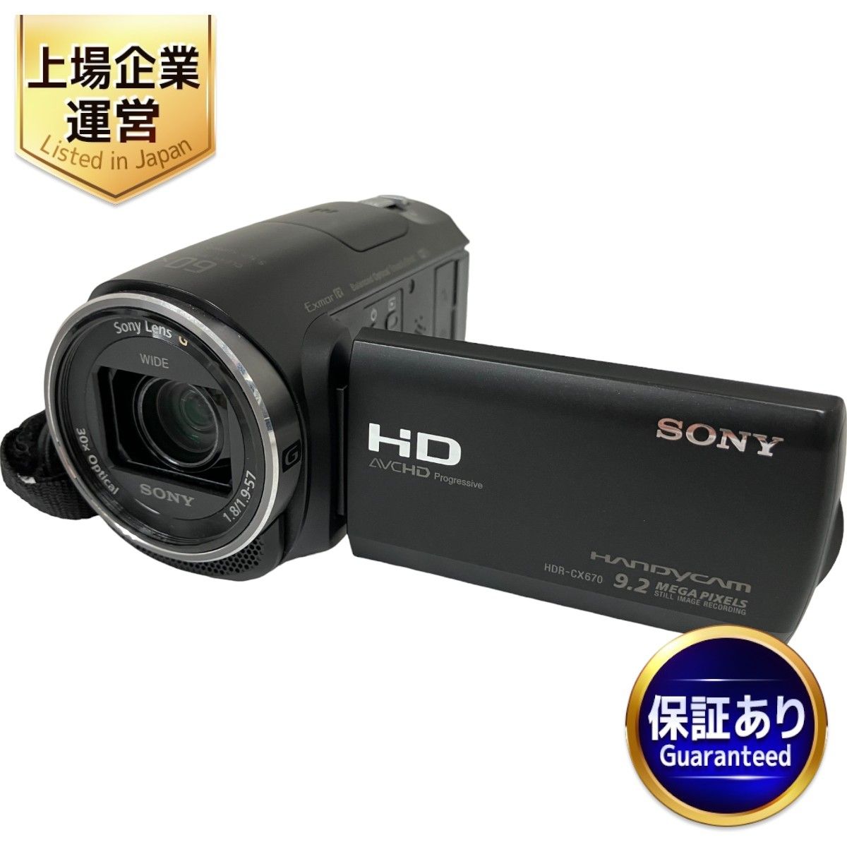 SONY HDR-CX670 ブラウン （SONY HDR-CX670 HD Video Camera 30x