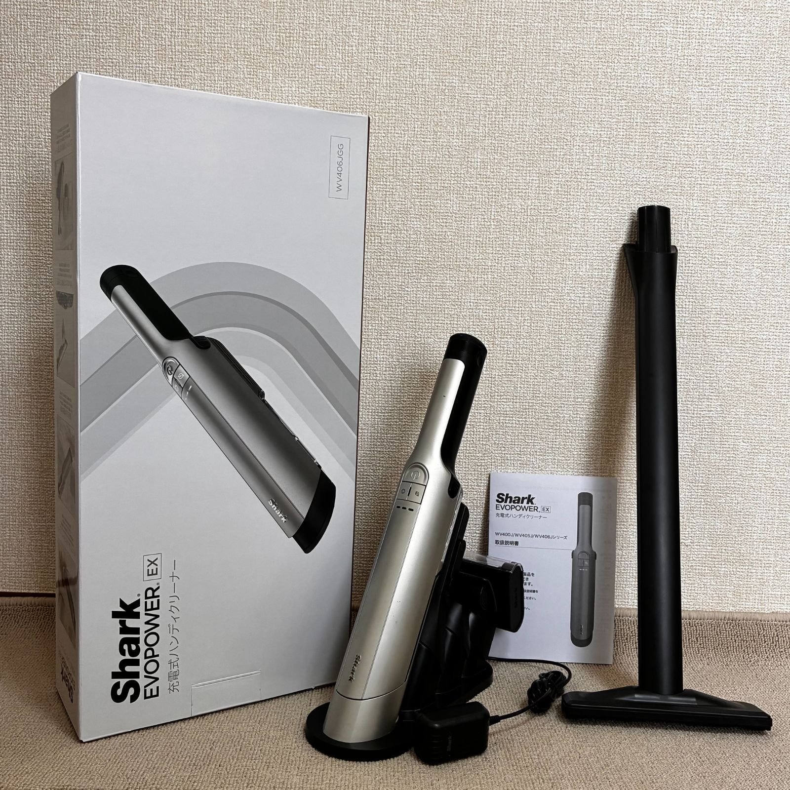M*i様 【美品】シャークコードレスクリーナー WV406JGG 【簡易清掃 動 wv406j_3.jpg