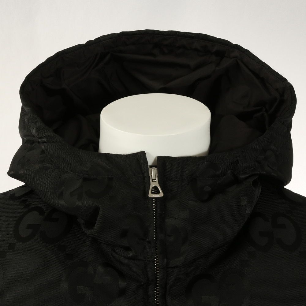 極美品 現行品 グッチ ジャンボ GG ナイロン ダウン ジャケット 48 