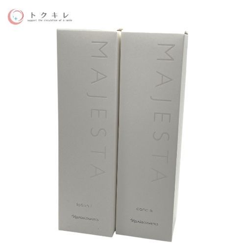 トクキレ ナリス マジェスタ ローションⅠ 保護化粧水＆ コンクα ふきとり用化粧水 各180ml 計2本セット 導入×高保湿の贅沢スキンケア